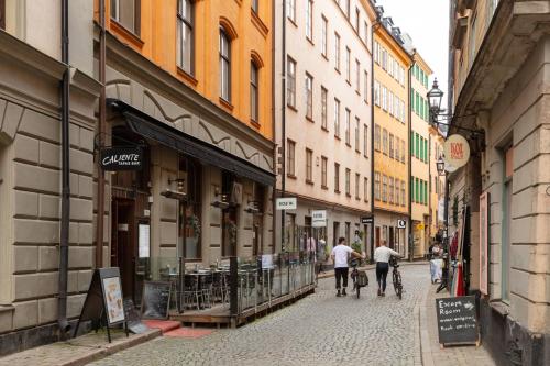 Bob W Stockholm Gamla Stan in Stockholm Old Town