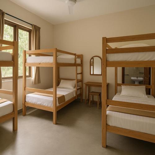 3 bunk beds
