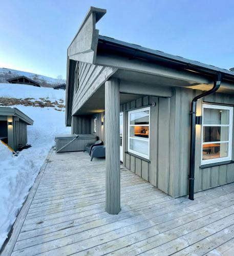 Exterior view, Moderne Hytte Med Spabad Nær Alesund in Stranda