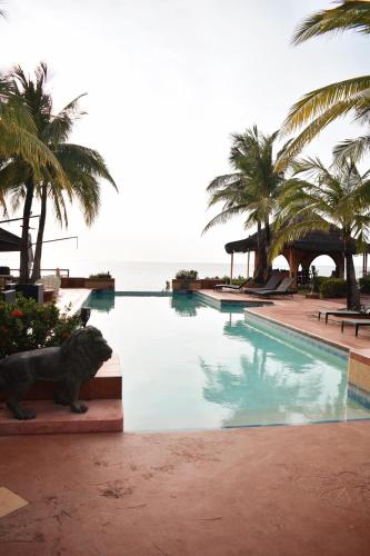 スイミングプール, M Villa’s Farm Resort in ロンブロン