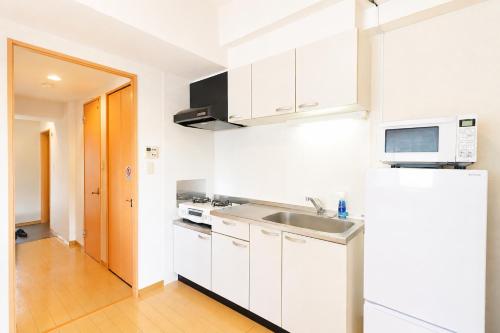 Kitchen, Cafune NAGOYACASTLE -Japanese Modern -Walk to Nagoya Castle -4 Guests in Nagoya Castle