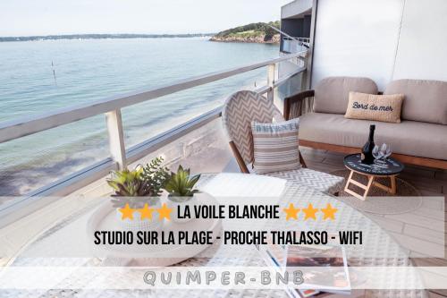 La Voile Blanche - beach of Concarneau