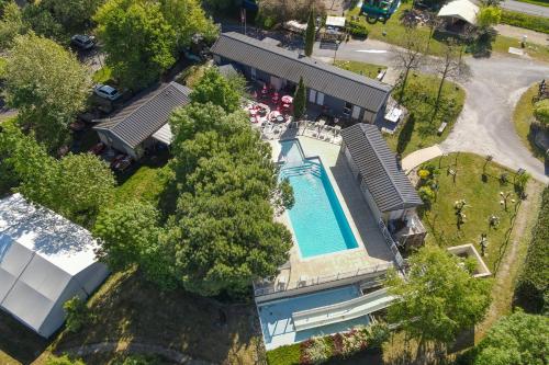 Balkons/terase, Camping les Coteaux du Lac in Montresor