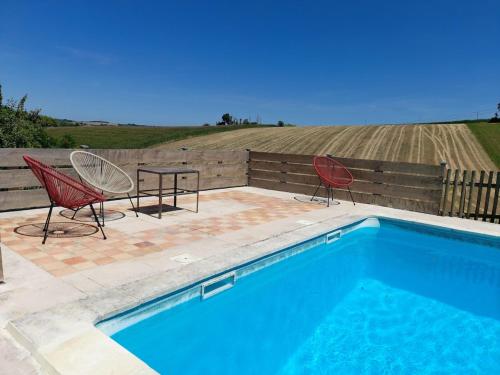 Charming secluded house with private pool - Location saisonnière - Bouteilles-Saint-Sébastien