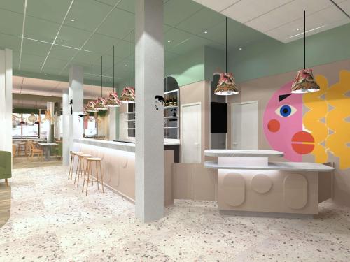Bar/ Salón, ibis Styles Metz Centre in Ancienne Ville