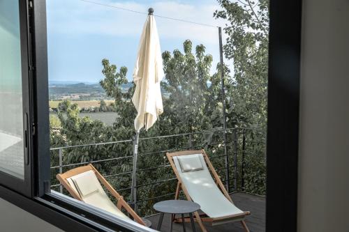 balkon/terasa, La Forge de Fiac - Grande maison de charme avec vue campagne in Fiac