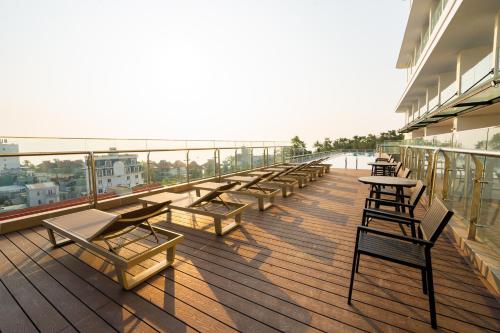 バルコニー/テラス, The Golden Crest Hotel Quy Nhon in クイニョン（ビンジン）