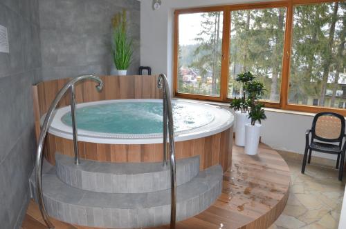 Pezsgőfürdő, Apartament Krolewski Superior z sauna in Krzeptowk
