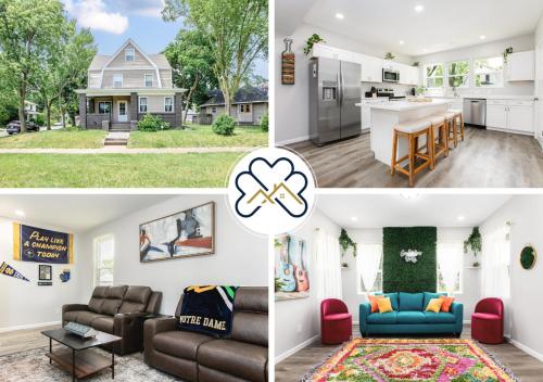 Victory Villa - 5 BR Home 5 Min From Campus in South Bend, USA