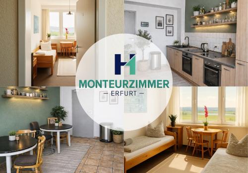 TOP Einzel & Doppelzimmer WLAN, Parkplatz, Küche, Waschmaschine, Zentral & Ruhig in Erfurt, Deutschland