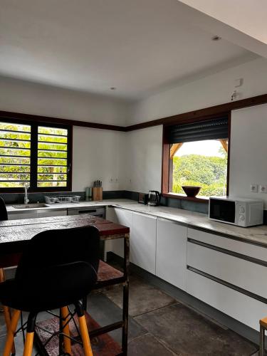 Villa bois moderne 120m2 Vue 360, nature et calme in Sainte Rose