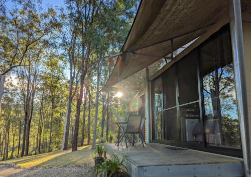 Balkons/terase, Ketchup's Bank Glamping in Boonah