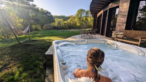 Ecolodges Bulles d'herbe - Spa privatif in Boussoulet