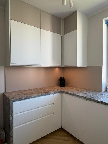 virtuve, Apartament nad jeziorem Rosnowo in Rosnovo
