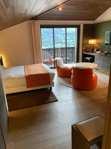 Chambres standing avec vue imprenable et parking gratuit