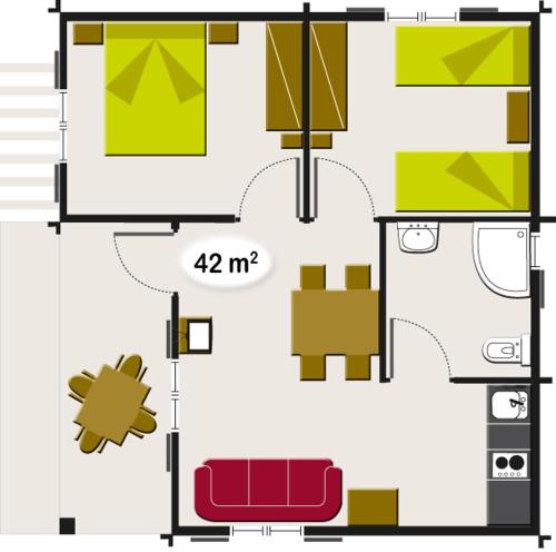 Two-Bedroom Bungalow
