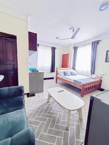 Modern Airport Studio Near SGR & Moi Airport in Miritini