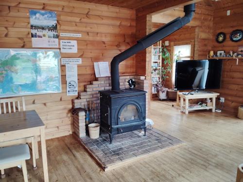 Siodomi Marinki shared wood lodge, pets allowed for a fee in Hashikami