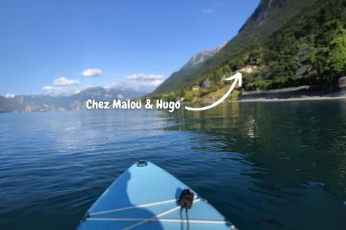 Chez Malou & Hugo vue lac proche Suisse & stations ! in Saint-Gingolph