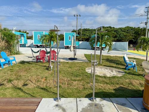 دش, MIYAKOJIMA Blue Village HOTEL&SAUNA in Miyakojima