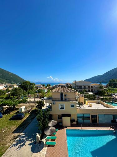 Balcony/terrace, Hotel Odyssion in Lefkada