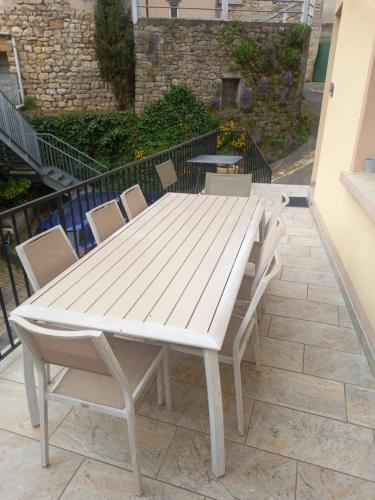 Balcony/terrace, La Maison de Jeanne, 10 pers a 7km de Millau in Paulhe
