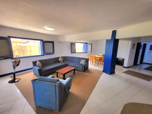 Hotel appartment sea view 3 bedrooms 3 toilets 3rd floor free wifi Bellevue village agami alexandria in Agami