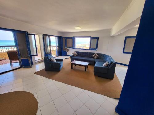 Hotel appartment sea view 3 bedrooms 3 toilets 3rd floor free wifi Bellevue village agami alexandria in Agami