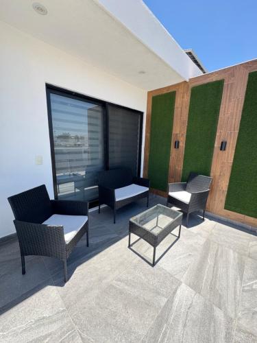 Balkons/terase, Loft with Private Terrace in Xalisco