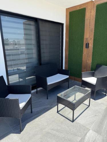 Balkons/terase, Loft with Private Terrace in Xalisco