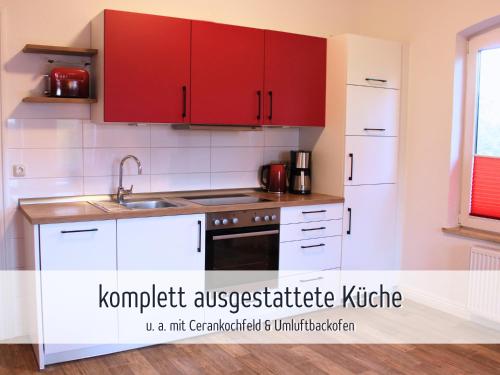 köök, Bauernhof Wisch-Hof in Ostseenähe (Wisch-Hof Krokau - ideal fur Radfahrer - viel Platz drinnen & draußen, Kleinkindausstattung, Radwege) in Barsbek