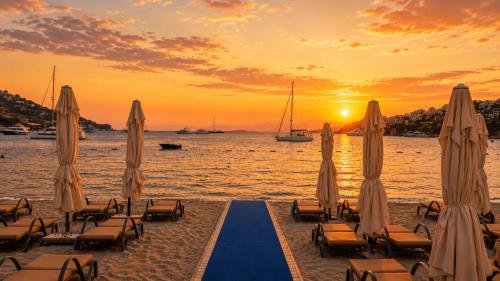 platja, Mercans Bodrum Beach Hotel in Gündoğan