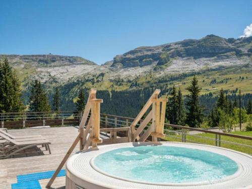 Alps Flat with Heated Pool - Location saisonnière - Arâches-la-Frasse