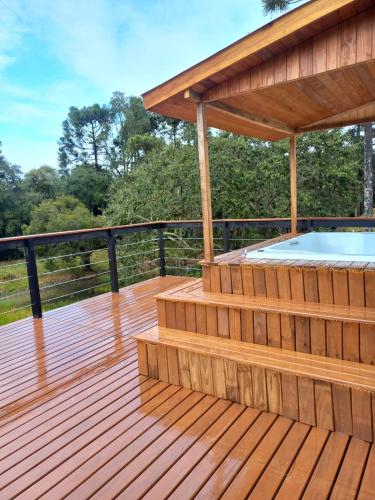 Kümblustünn, Chalé Montem Verde I Refúgio na Serra Catarinense em Ponte Alta com Hidro próximo Lages, Urubici (Chale Montem Verde I Refugio na Serra Catarinense em Ponte Alta com Hidro proximo Lages, Urubici) in Otacilio Costa
