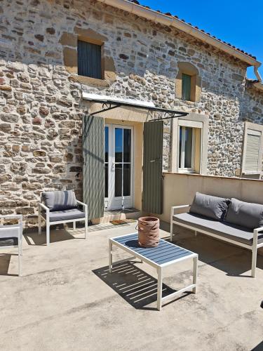 Rõdu/terrass, Les Voûtelettes (Les Voutelettes) in Saint-Jean-de-Ceyrargues