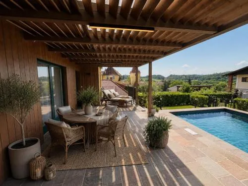 Chalet mit Pool & Sauna in Ehrenhausen, Österreich