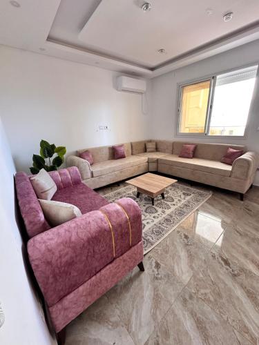 Peaceful Family Apartment Steps from the Beach in Chatt Mariem