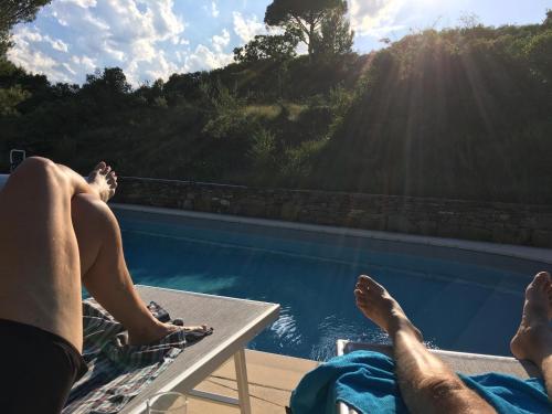 Swimming pool, Domaine de Villedese in Montlaur
