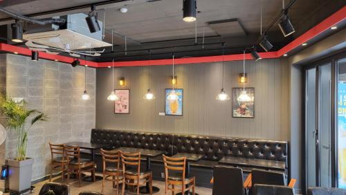 Restaurant, 범어사 범어모텔 in Geumjeong-gu