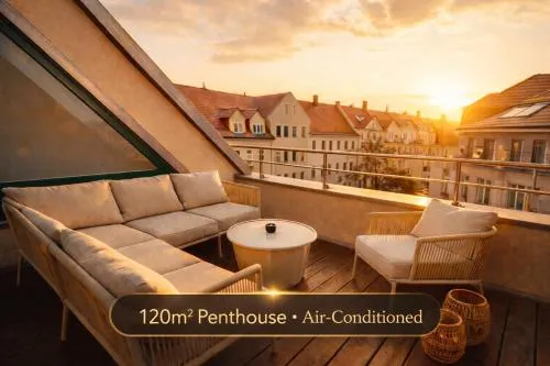 Signature Penthouse - 120 qm - Private Terrace and Sky View in Leipzig, Deutschland