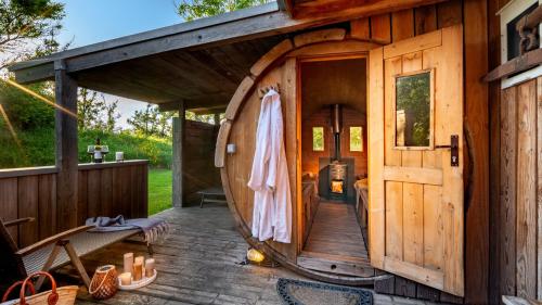 Sauna, Ferienhof Schnurrum in Emmelsbull-Horsbull