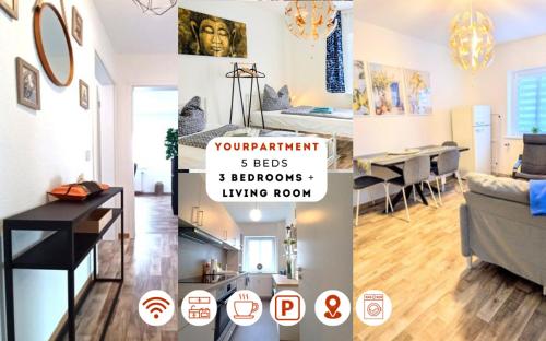 Modernes Apartment mit 3 Schlafräumen nahe Leipzig in Böhlen, Deutschland