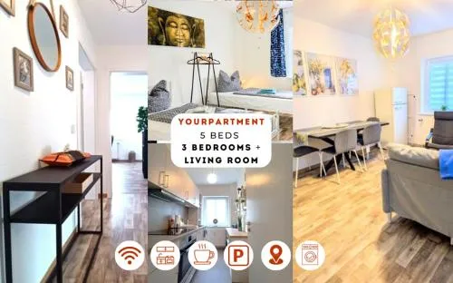 Modernes Apartment mit 3 Schlafräumen nahe Leipzig in Böhlen, Deutschland