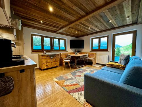 virtuve, Ferienwohnung Bergzua in Stumerberga