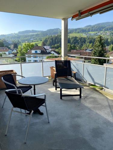 Balkons/terase, Spacious Family Apartment in Rheineck in Rheineck