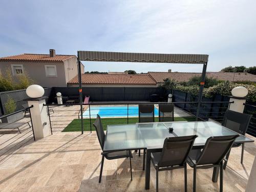 Iekārtas, Villa avec piscine privée entre mer et vignobles (Villa avec piscine privee entre mer et vignobles) in Beaulieu (Languedoc-Roussillon)