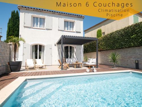 Magnifique villa avec piscine,climatisation, terrasse idéal pour 6 personnes - Location, gîte - Marseille