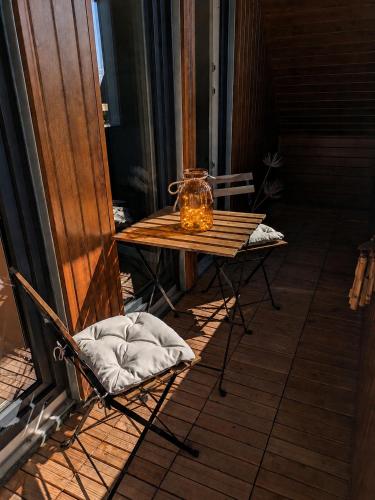 Balkons/terase, Ferienwohnung nahe Nordseeküste (Ferienwohnung nahe Nordseekuste) in Grossheide
