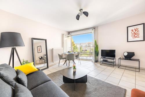 BnGo l Le Cocon Paisible PartDieu l Terrasse, 4p, 1ch, proche Gare PartDieu