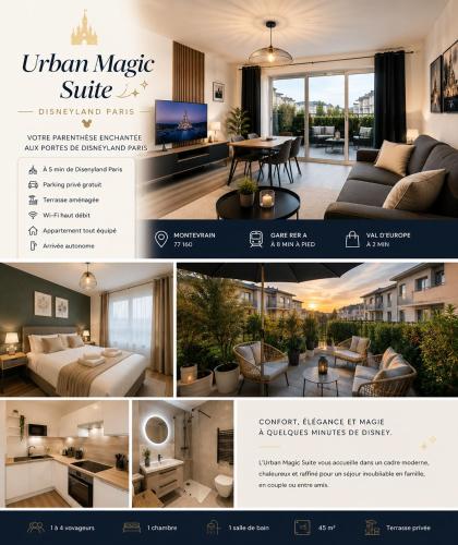 Urban Suite Magic Appartement - Location saisonnière - Montévrain